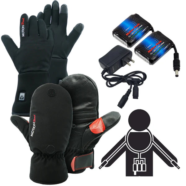 Heated Glover Liners & Mitten Bundles